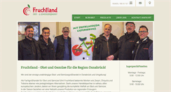 Desktop Screenshot of fruchtland.com