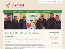 Tablet Screenshot of fruchtland.com